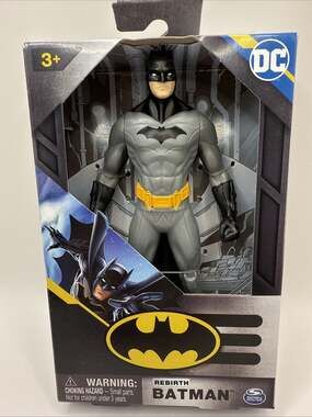 Rare Batman Rebirth DC Comics Batman Action Figure 6.5” Tall NIB